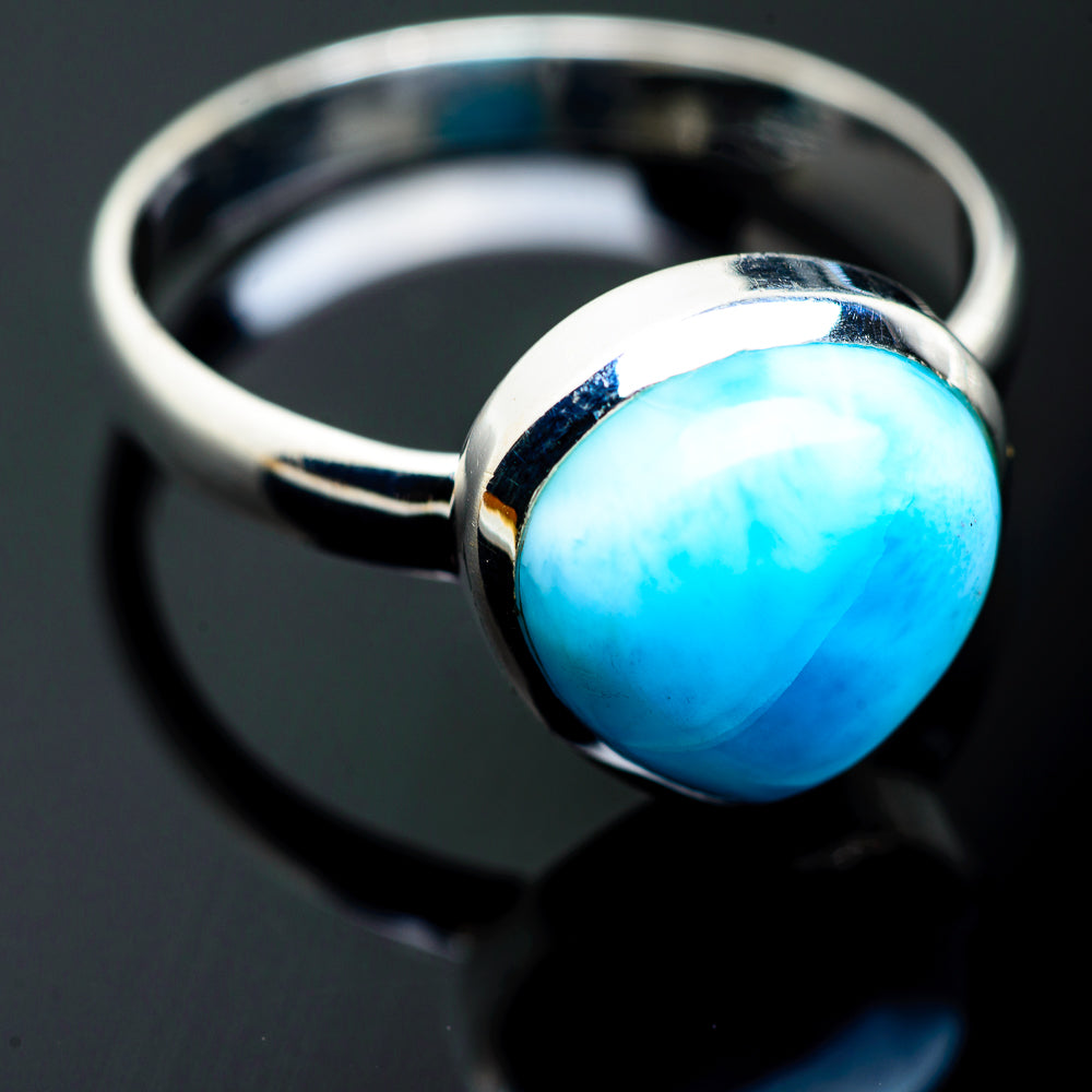 Larimar Rings handcrafted by Ana Silver Co - RING994000