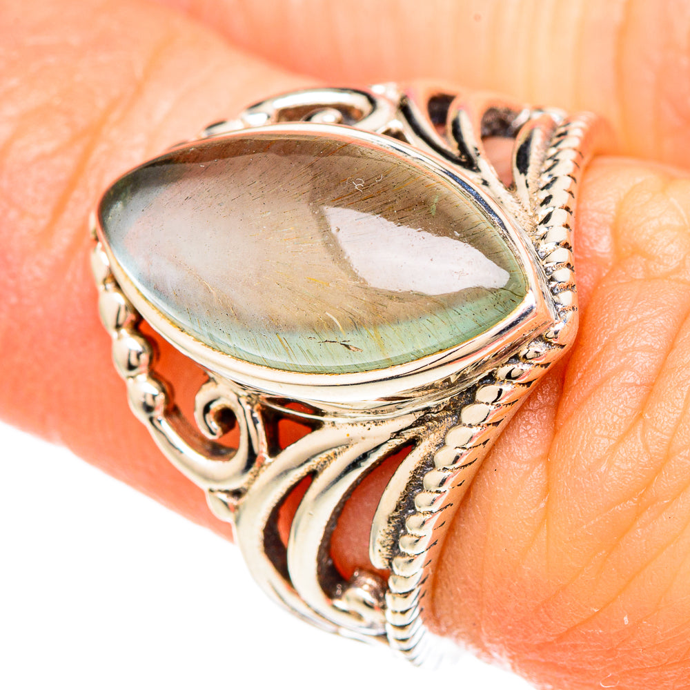 Aqua Chalcedony Rings handcrafted by Ana Silver Co - RING99400