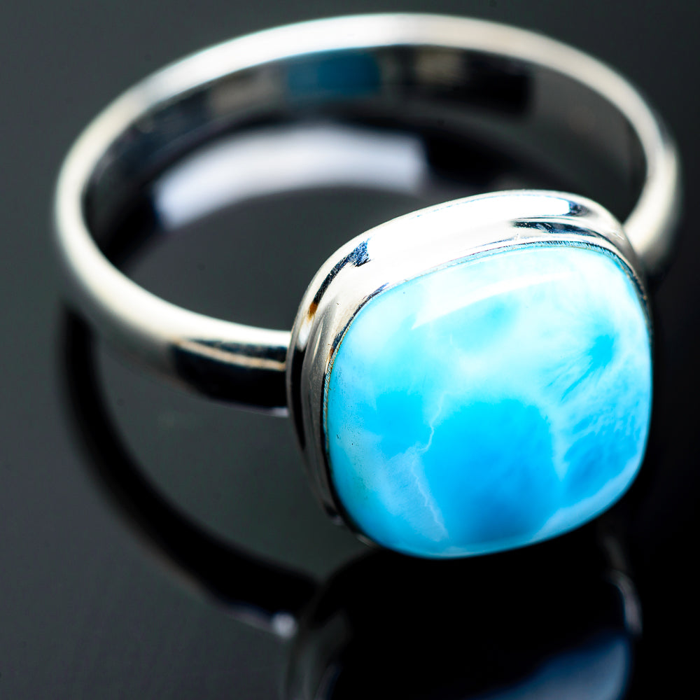 Larimar Rings handcrafted by Ana Silver Co - RING994023