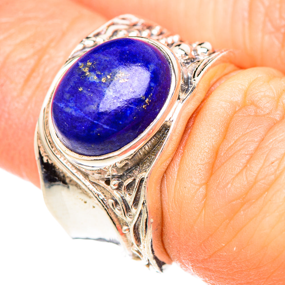 Lapis Lazuli Rings handcrafted by Ana Silver Co - RING99404