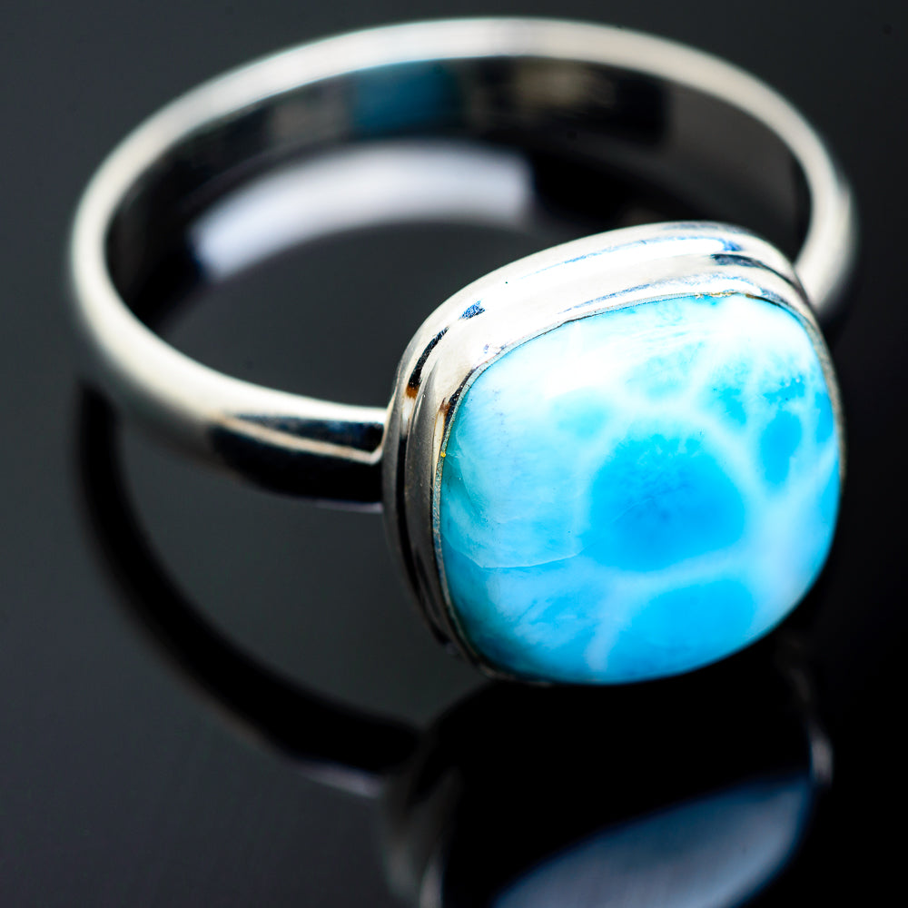 Larimar Rings handcrafted by Ana Silver Co - RING994040