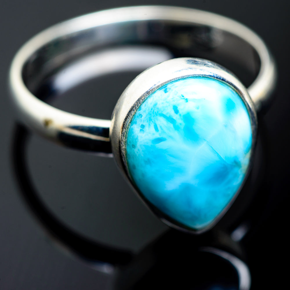 Larimar Rings handcrafted by Ana Silver Co - RING994071