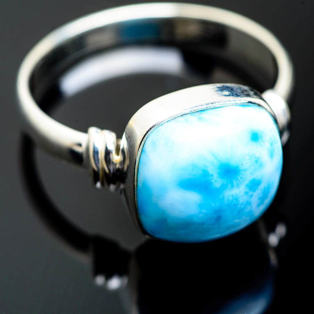 Larimar Rings handcrafted by Ana Silver Co - RING994072