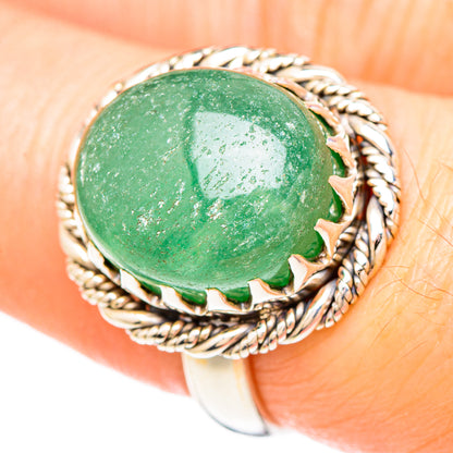 Green Aventurine Rings handcrafted by Ana Silver Co - RING99409