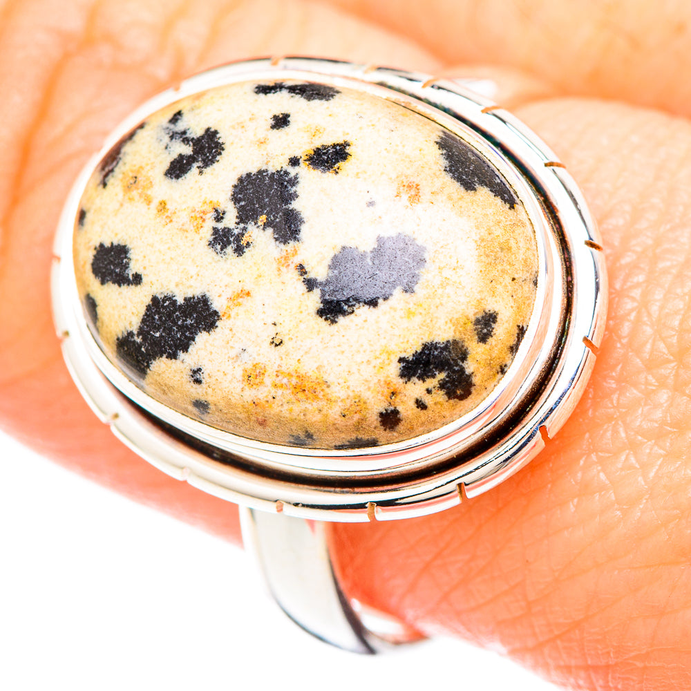 Dalmatian Jasper Rings handcrafted by Ana Silver Co - RING99411