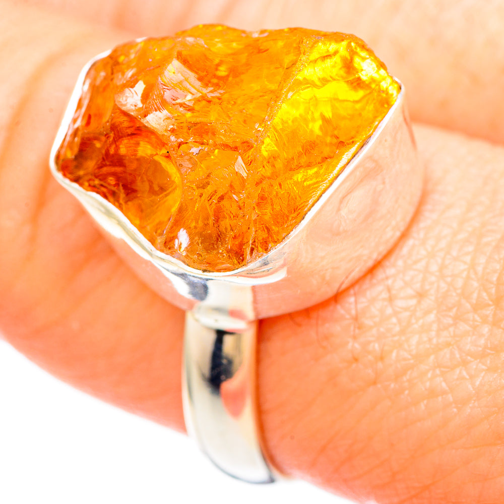 Citrine Rings handcrafted by Ana Silver Co - RING99412