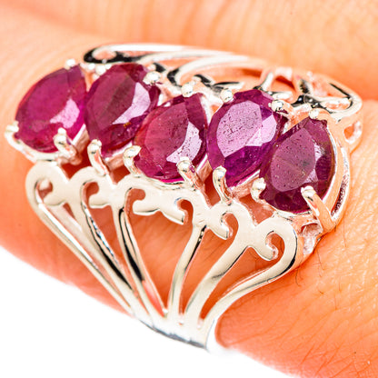 Ruby Rings handcrafted by Ana Silver Co - RING99418