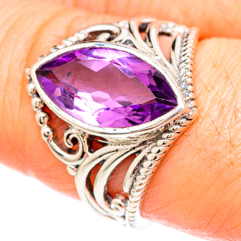 Amethyst Rings handcrafted by Ana Silver Co - RING99423