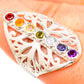 Multi-stone Rainbow Chakra Rings handcrafted by Ana Silver Co - RING99433