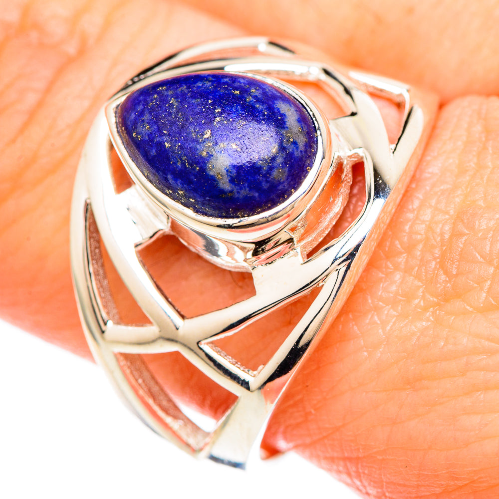 Lapis Lazuli Rings handcrafted by Ana Silver Co - RING99436