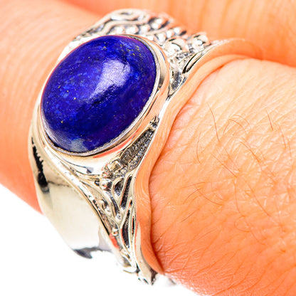 Lapis Lazuli Rings handcrafted by Ana Silver Co - RING99440