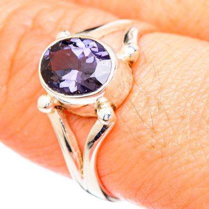 Violet Spinel Rings handcrafted by Ana Silver Co - RING99441