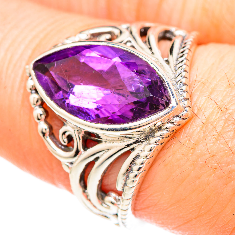Amethyst Rings handcrafted by Ana Silver Co - RING99446