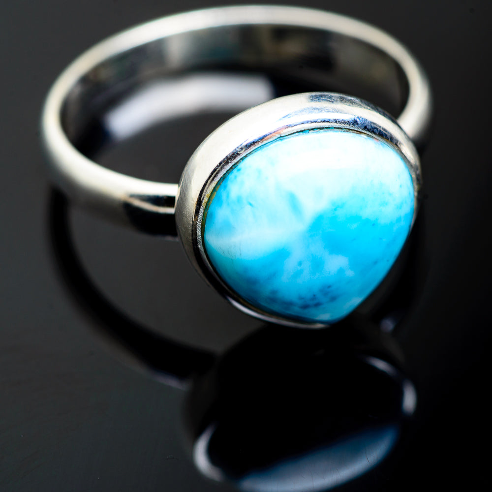 Larimar Rings handcrafted by Ana Silver Co - RING994485