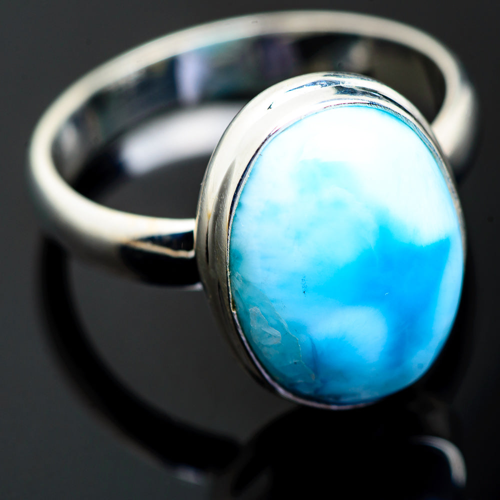 Larimar Rings handcrafted by Ana Silver Co - RING994508