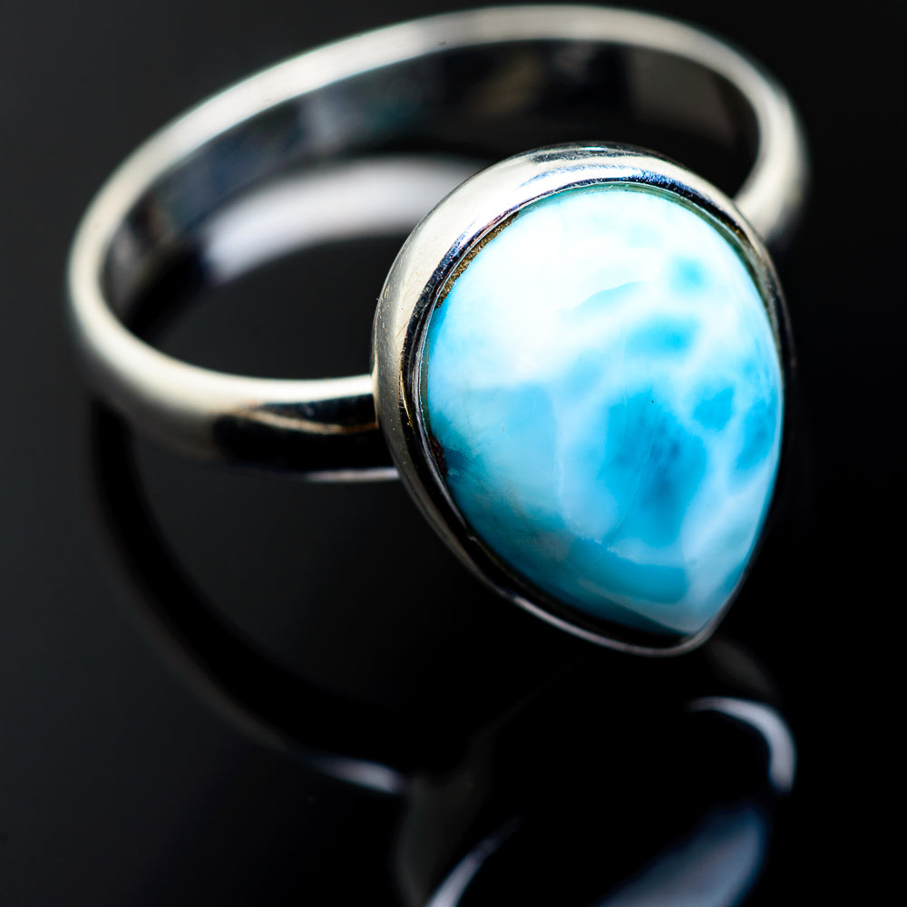Larimar Rings handcrafted by Ana Silver Co - RING994674