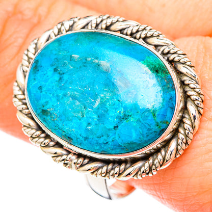Chrysocolla Rings handcrafted by Ana Silver Co - RING99469