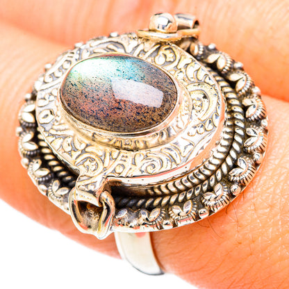 Labradorite Rings handcrafted by Ana Silver Co - RING99476