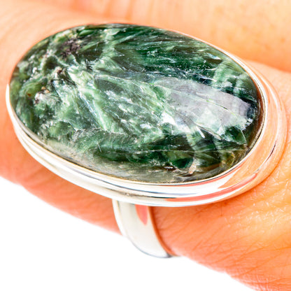 Seraphinite Rings handcrafted by Ana Silver Co - RING99479