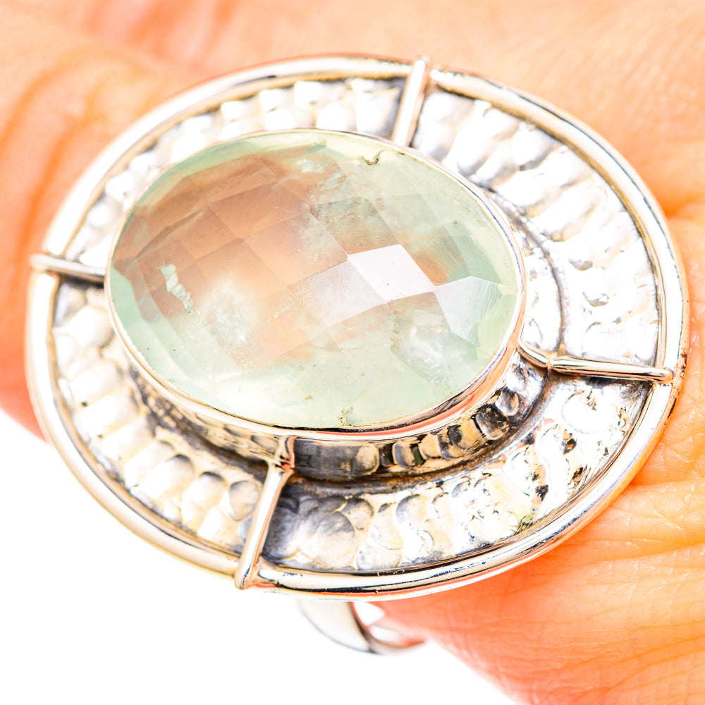 Prehnite Rings handcrafted by Ana Silver Co - RING99482