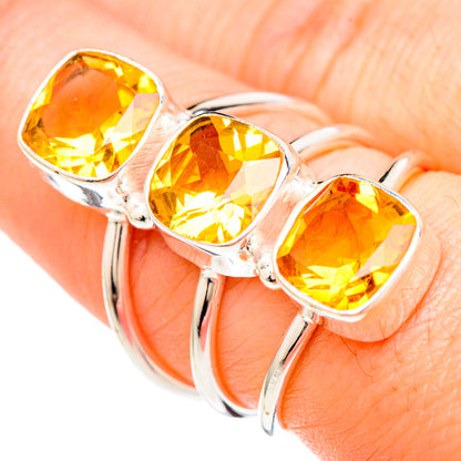 Citrine Rings handcrafted by Ana Silver Co - RING99491