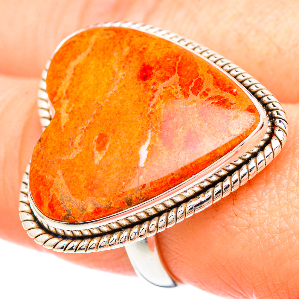 Sponge Coral Rings handcrafted by Ana Silver Co - RING99494