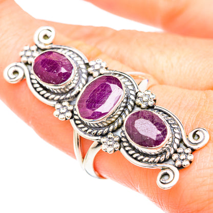 Ruby Rings handcrafted by Ana Silver Co - RING99497