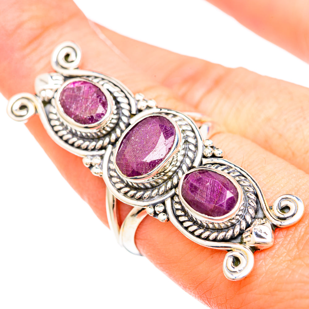 Ruby Rings handcrafted by Ana Silver Co - RING99499