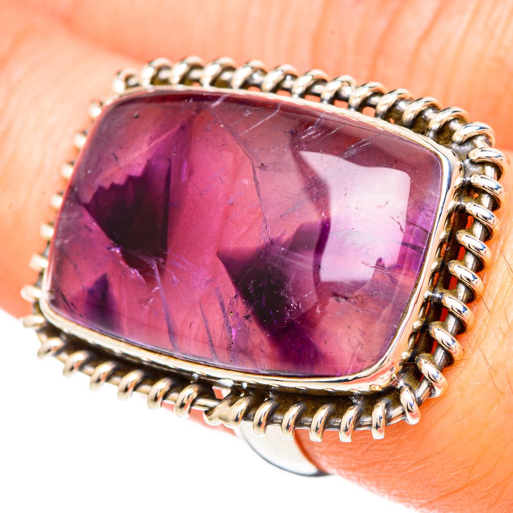 Star Amethyst Rings handcrafted by Ana Silver Co - RING99501