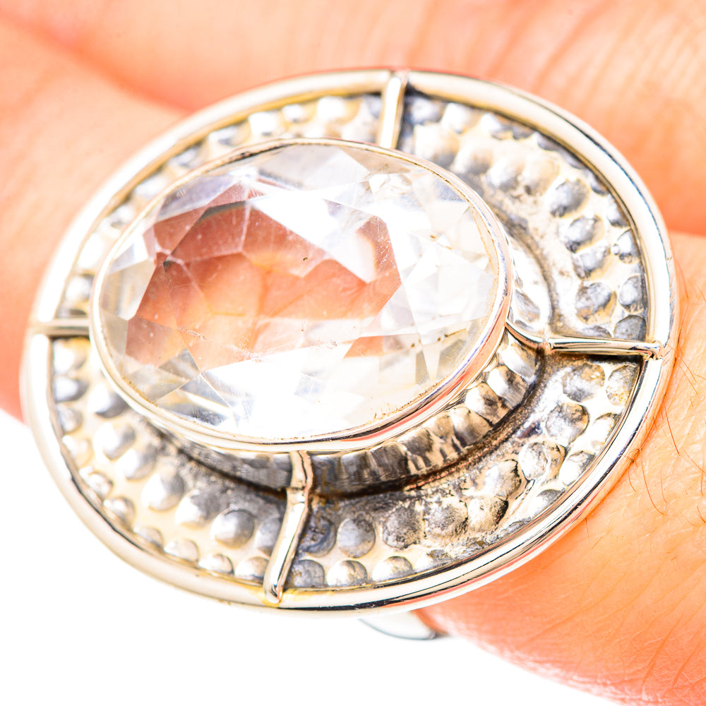 White Quartz Rings handcrafted by Ana Silver Co - RING99506