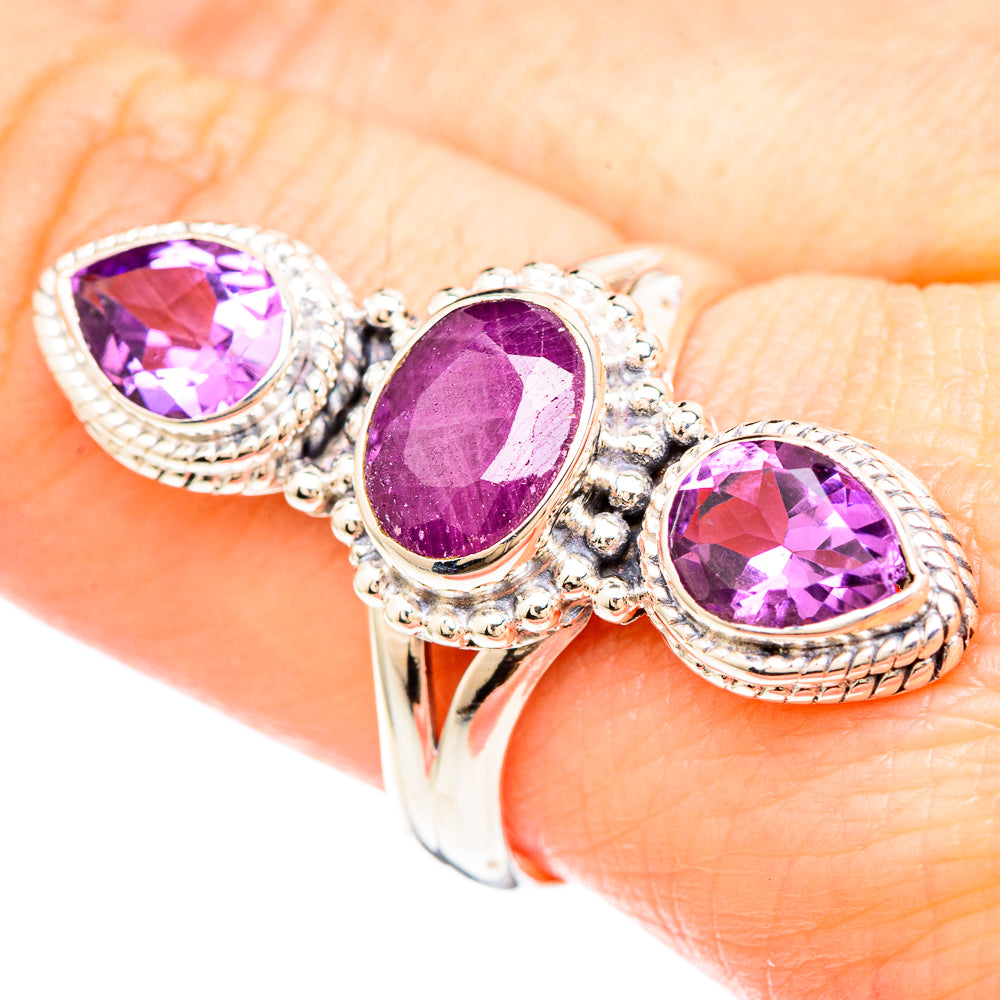Ruby Rings handcrafted by Ana Silver Co - RING99510