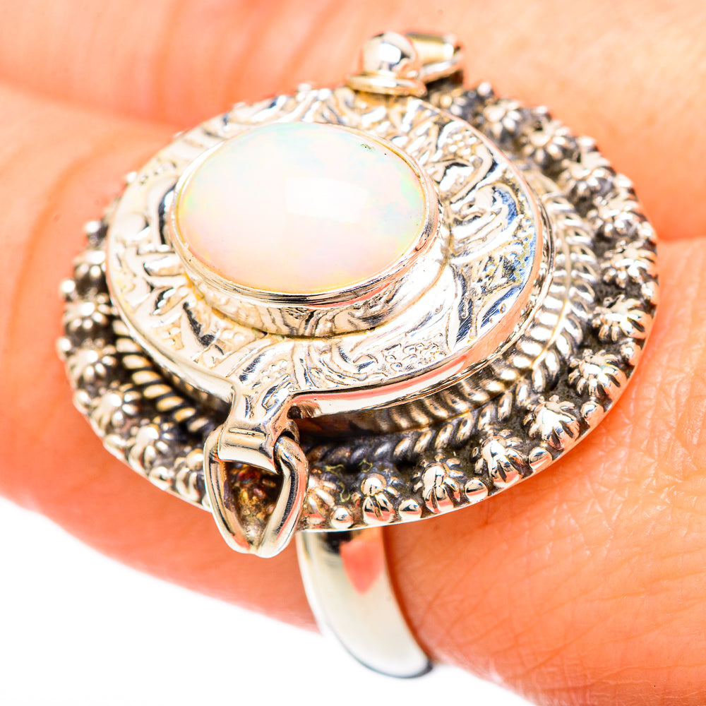 Ethiopian Opal Rings handcrafted by Ana Silver Co - RING99514
