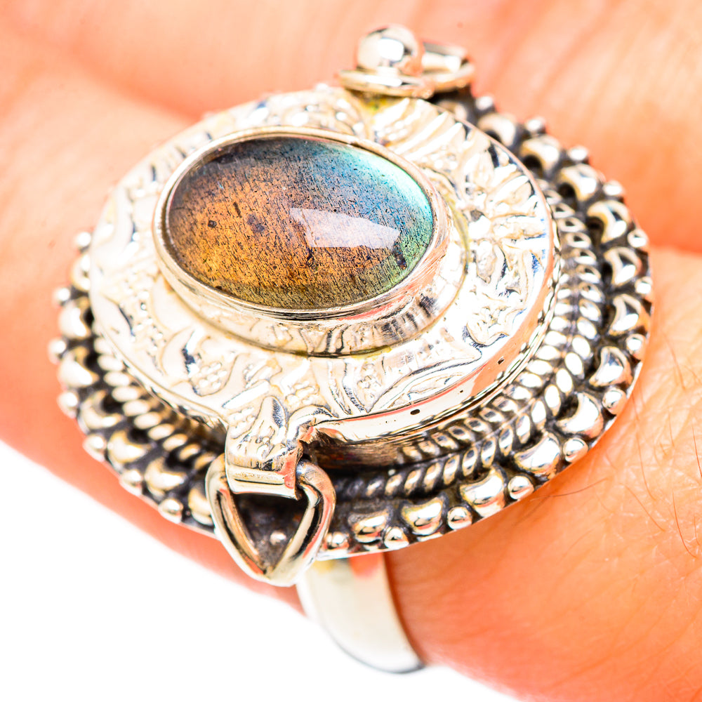 Labradorite Rings handcrafted by Ana Silver Co - RING99516