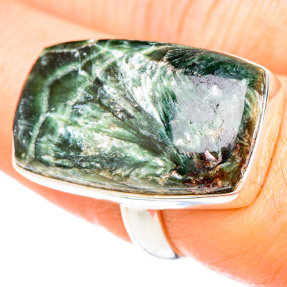 Seraphinite Rings handcrafted by Ana Silver Co - RING99519