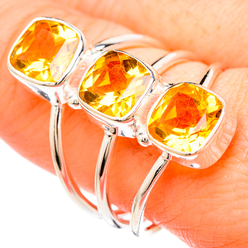 Citrine Rings handcrafted by Ana Silver Co - RING99527