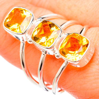 Citrine Rings handcrafted by Ana Silver Co - RING99527
