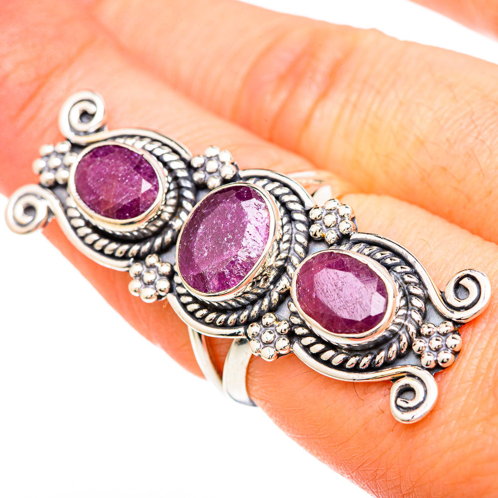 Ruby Rings handcrafted by Ana Silver Co - RING99530