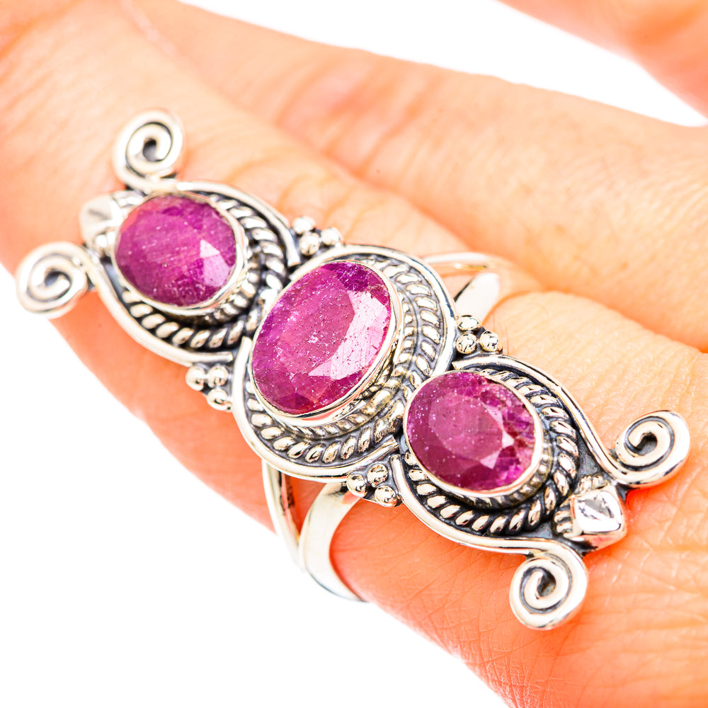 Ruby Rings handcrafted by Ana Silver Co - RING99531