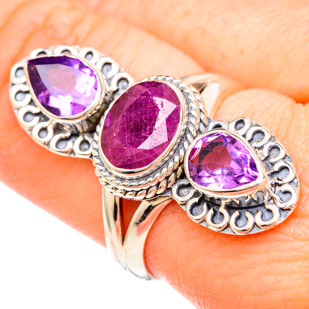 Ruby Rings handcrafted by Ana Silver Co - RING99535