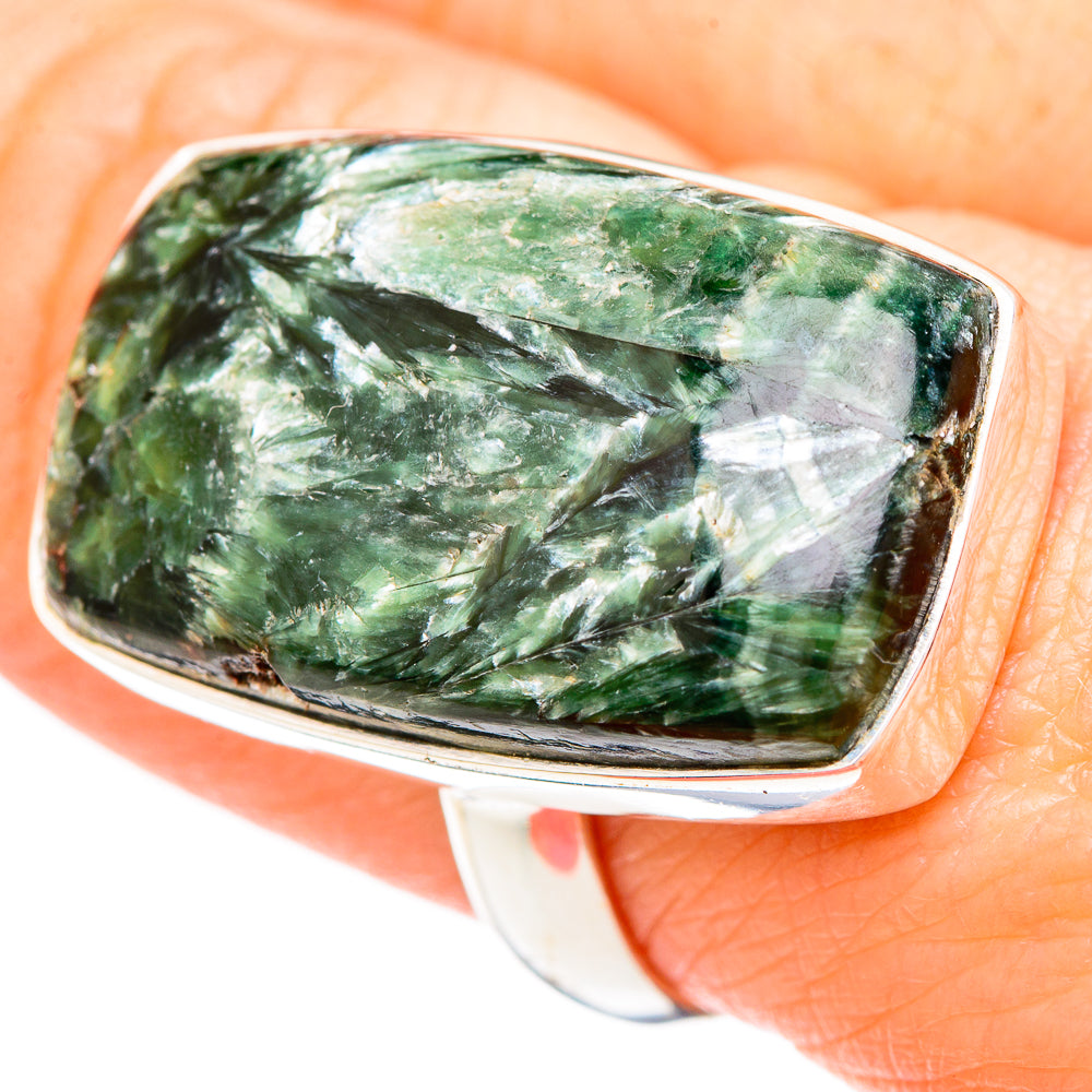 Seraphinite Rings handcrafted by Ana Silver Co - RING99541