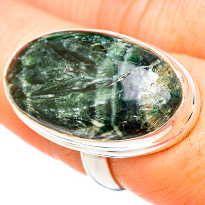 Seraphinite Rings handcrafted by Ana Silver Co - RING99542