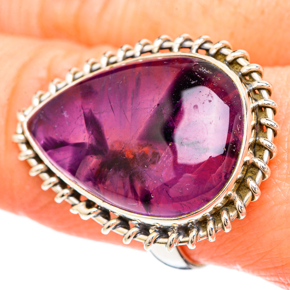 Star Amethyst Rings handcrafted by Ana Silver Co - RING99548