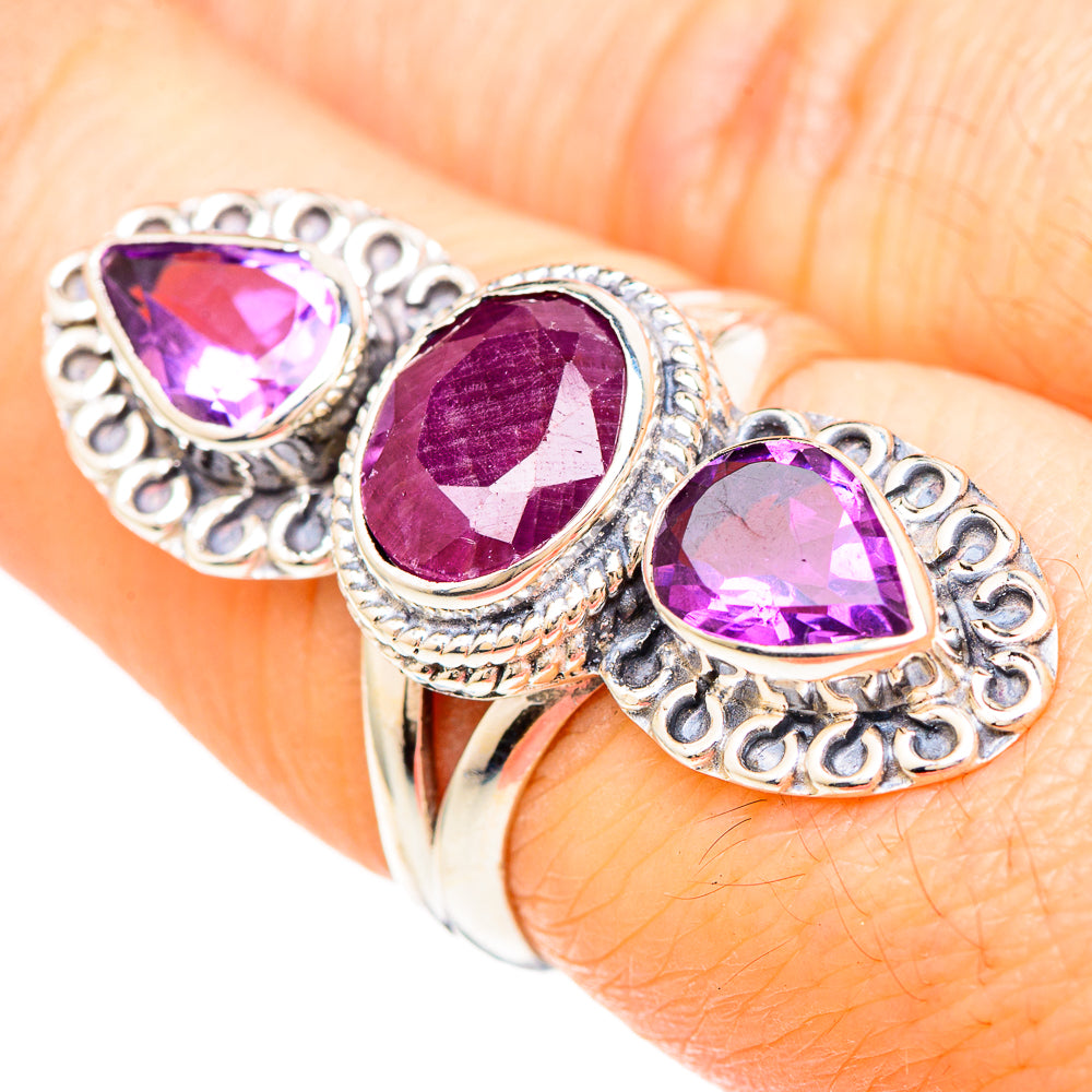 Ruby Rings handcrafted by Ana Silver Co - RING99550