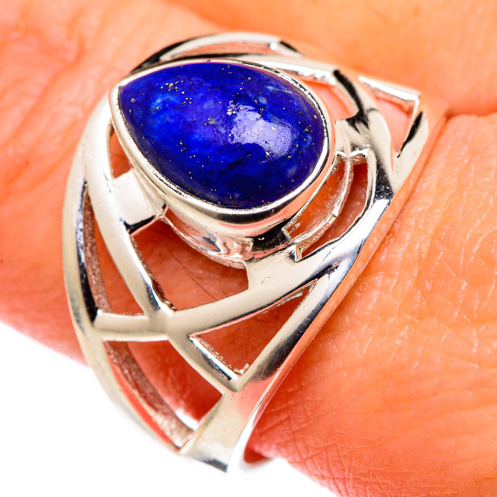 Lapis Lazuli Rings handcrafted by Ana Silver Co - RING99551