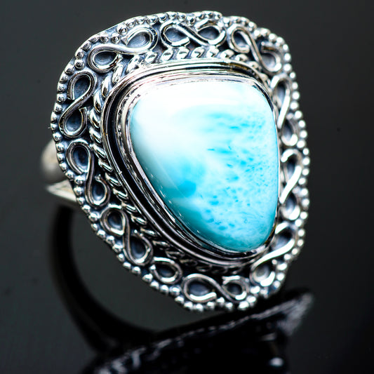 Larimar Rings handcrafted by Ana Silver Co - RING995593