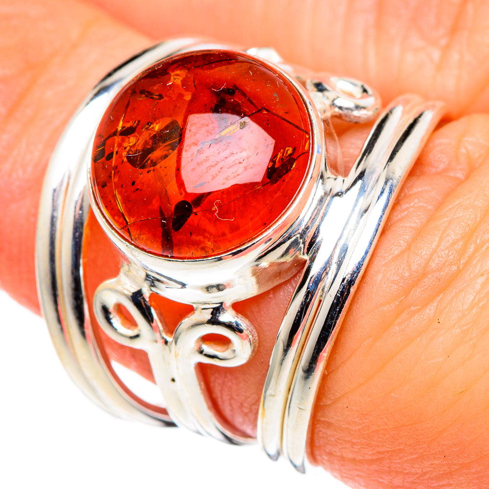 Baltic Amber Rings handcrafted by Ana Silver Co - RING99567