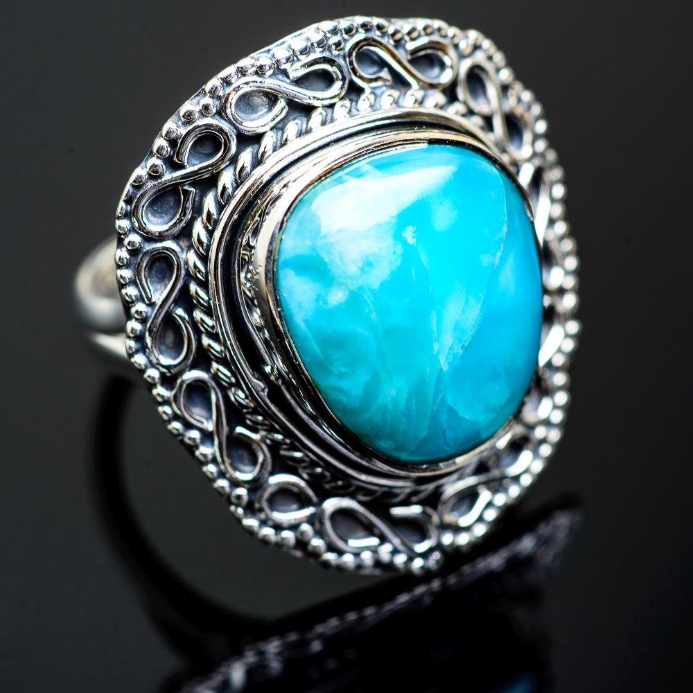 Larimar Rings handcrafted by Ana Silver Co - RING995700