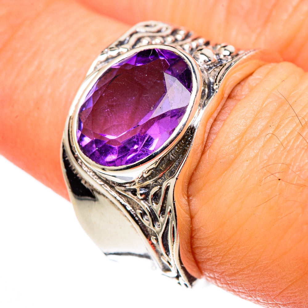 Amethyst Rings handcrafted by Ana Silver Co - RING99573