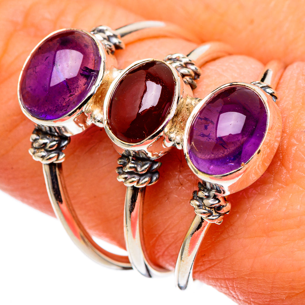 Garnet Rings handcrafted by Ana Silver Co - RING99580