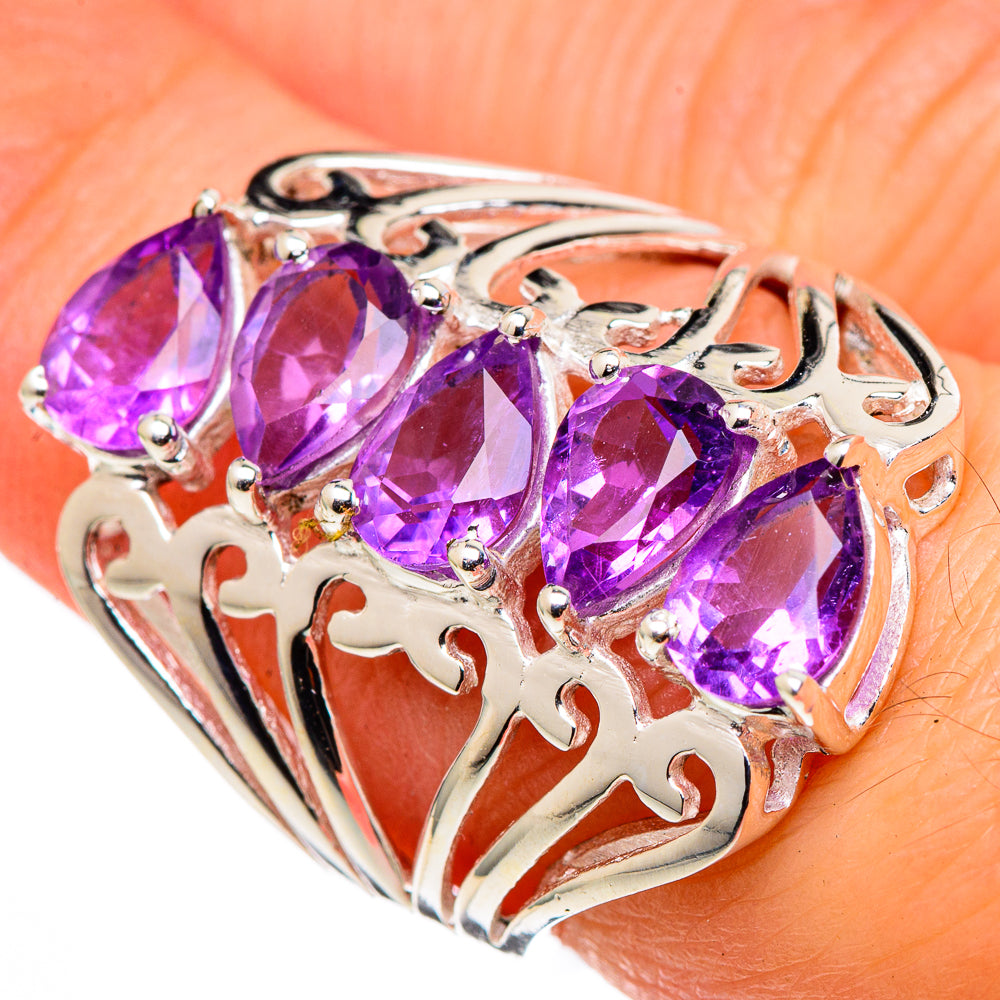 Amethyst Rings handcrafted by Ana Silver Co - RING99582